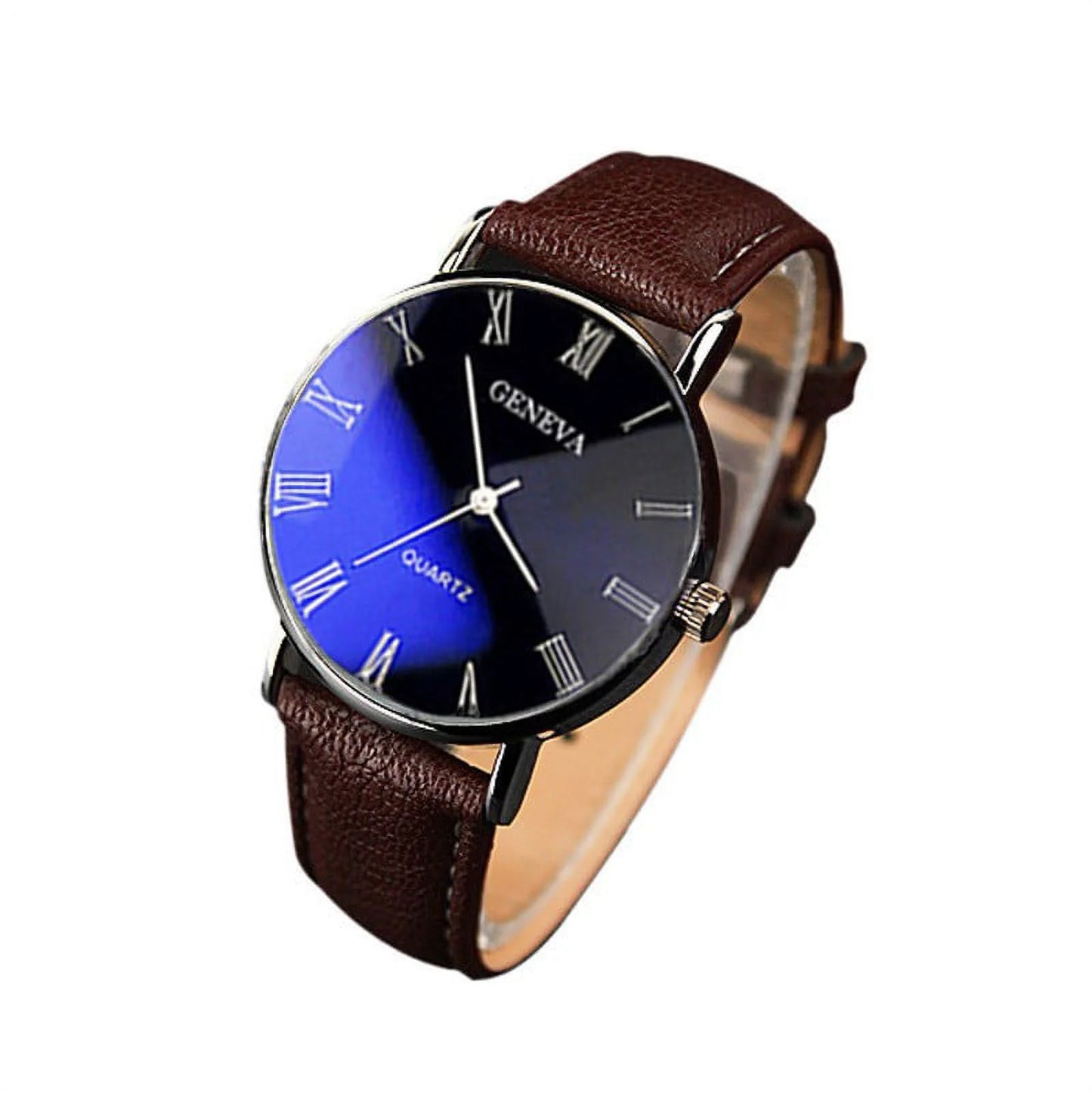 Men'S Watch Fashion Luxury Faux Leather Mens Quartz Analog Watch Watches Watches for Men on Sale Clearance
